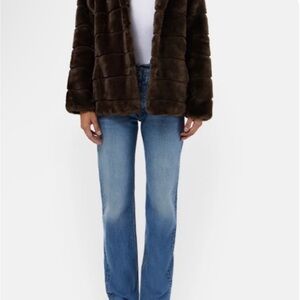 Apparis Brown Teddy Jacket